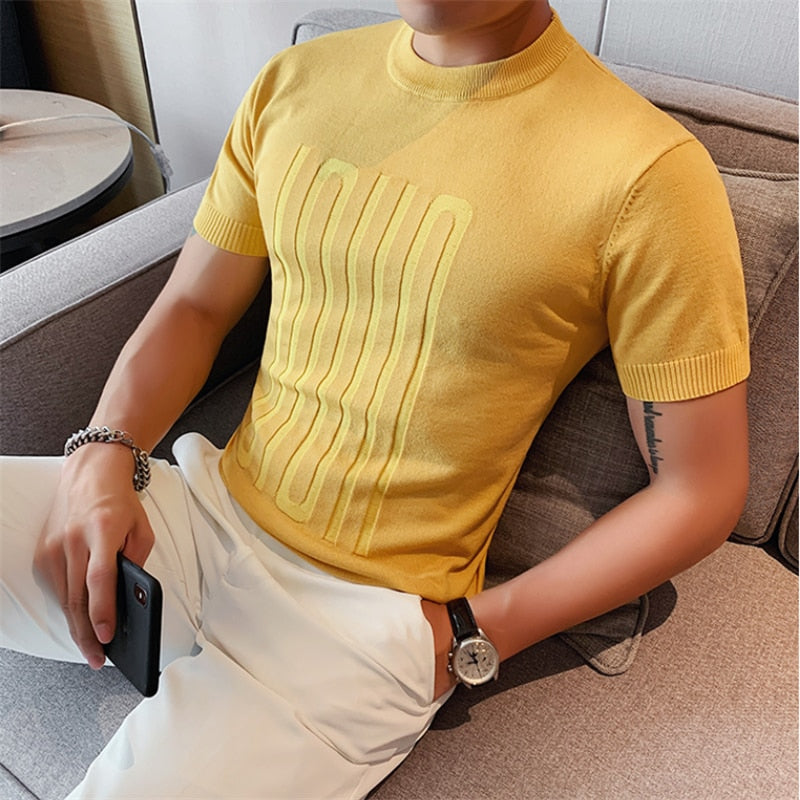 Verno Knitted T-Shirt CT04