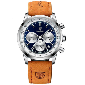 Men's Watch with Leather Strap Verno RLG03