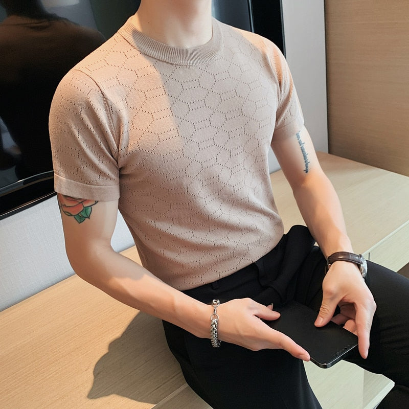 Verno Knitted T-Shirt CT02