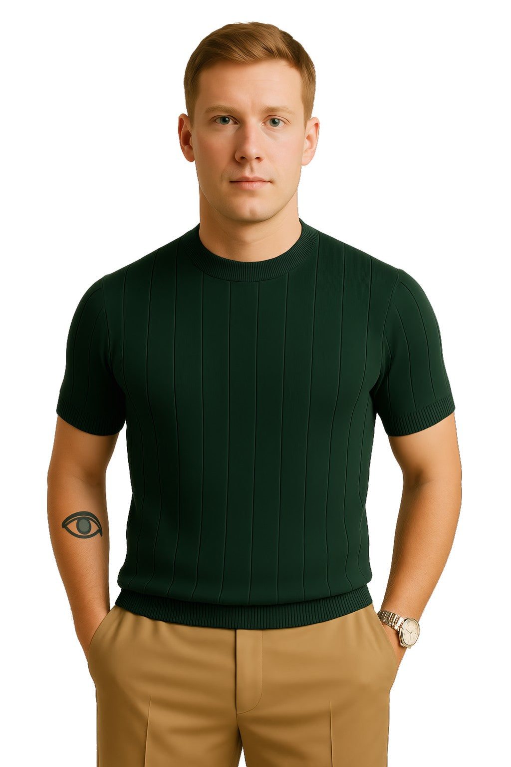 Verno Knitted T-Shirt CT03