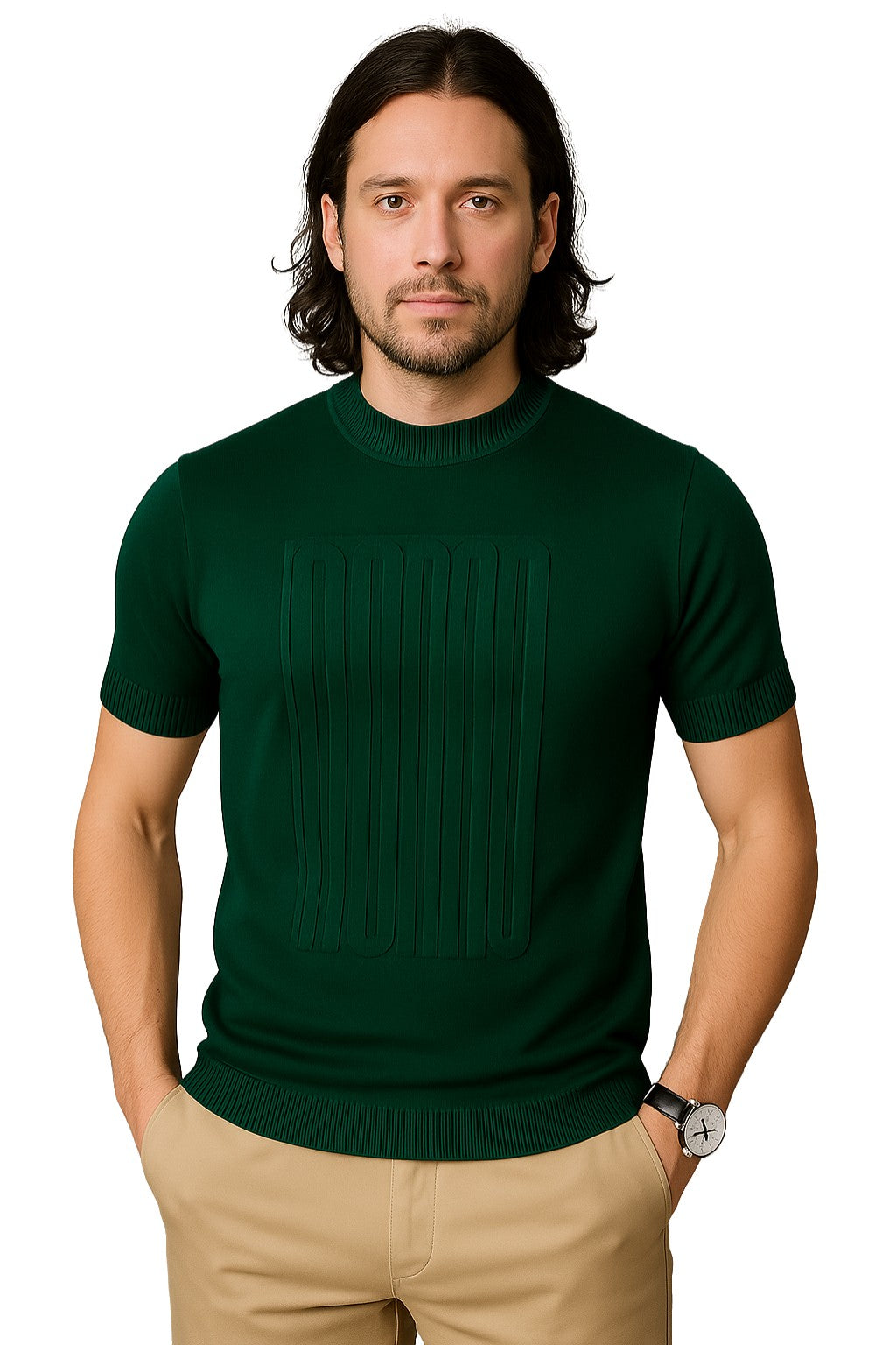 Verno Knitted T-Shirt CT04