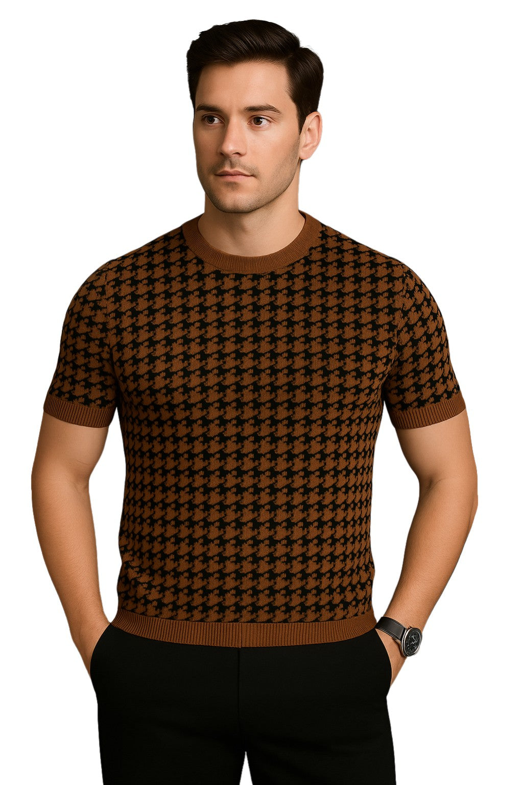 Verno Knitted T-Shirt CT06