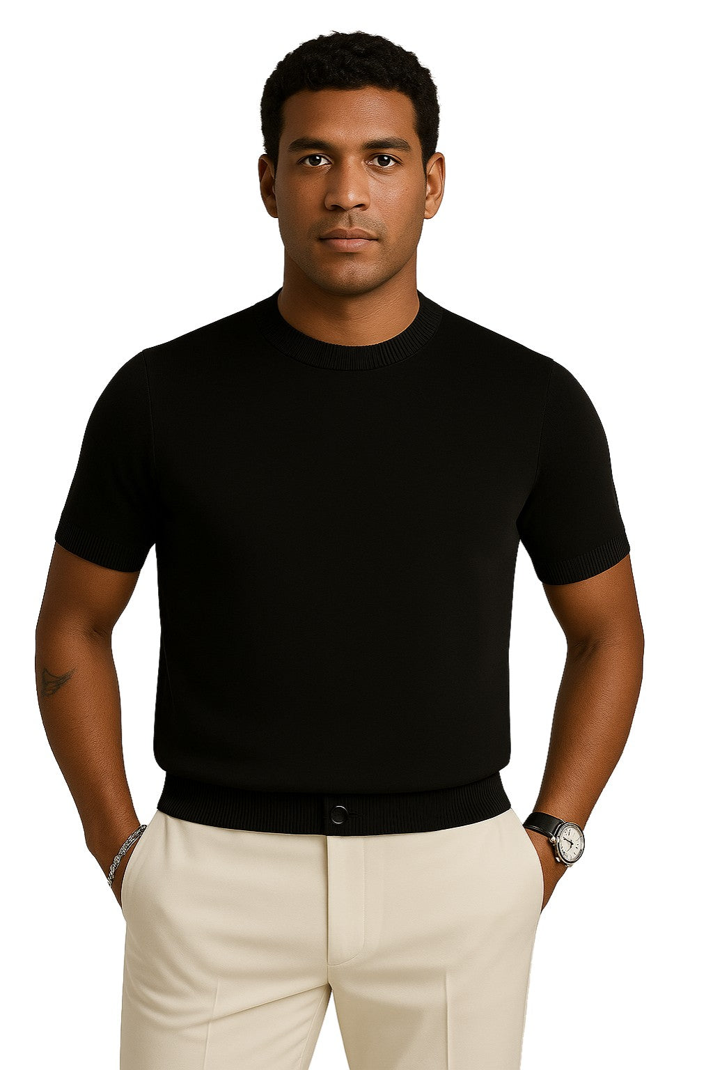 Verno Knitted T-Shirt CT07